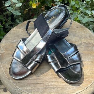 Cole Haan Nike Air Silver Sandals